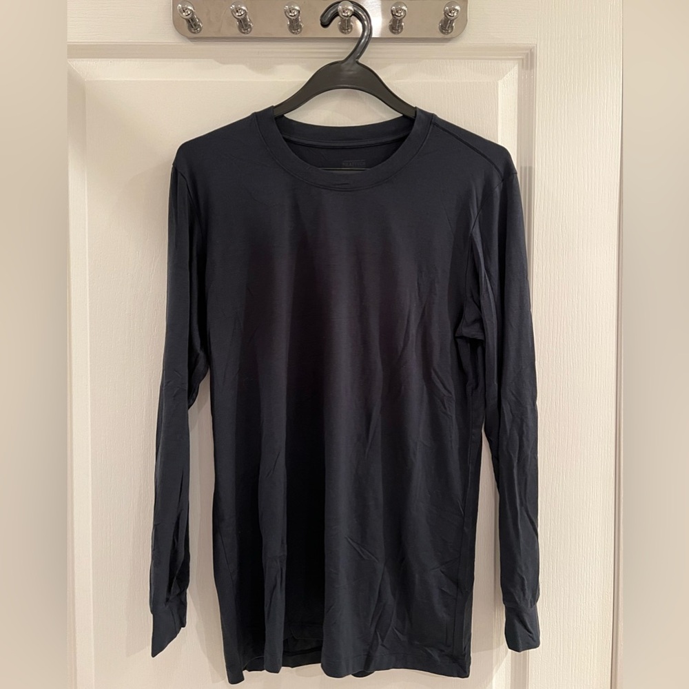 Small Navy Heat-tech Long Sleeve
